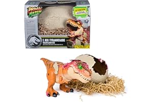 Jurassic World Primal Hatch Interactive Toy Dinosaur & Egg, Hatch & Train your own Baby Dino with 100+ Sounds & Reactions, Kids Toys for Boys & Girls Aged 5 & Up