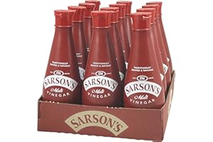 SHESTORE24 Sarsons Malt Vinegar Lot de 12 bouteilles en plastique 300 ml