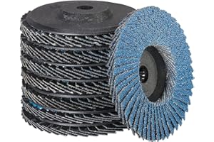 NIKJEBDF 8PCS Flap Discs 76x10mm(3") Grinding Discs 40/60/80/120 Grit for Angle Grinder to Sanding Grinding Metal Wood