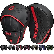 Elbow Pads Muay Thai Muay Thai AQF Thai Kick Boxing Strike Curved Arm Pad MMA Focus Punch Shield Mitt - PRO Curved Pads Boxing Karate Training Equipment Hook & Jab Arm Taekwondo