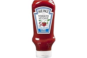 Heinz Tomato Ketchup 50% less sugar and salt, 800ml