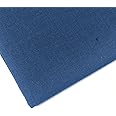 Plain French Navy 100% Cotton Fabric for Quilting, Sewing, Dressmaking, Arts & Creafts - 60 Inch Wide by M&J