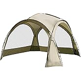 Pavillon Zelt, 3,5m x 3,5m inkl. Seitenwänden, Shelter als Sonnenschutz oder Regenschutz für Camping, Festival, Garten, Event