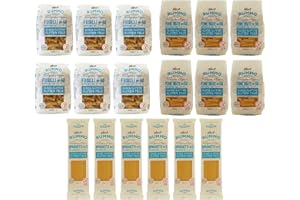Pack de 18 pièces Testpaket Rummo Pasta Spaghetti - Fusilli - Penne Rigate Sans gluten, pâtes Senza Glutine 400g