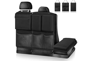 FINTIE FINPAC Car Boot Organiser - Detachable Seat Back Hanging Organisers with Zippers - Trunk Tidy Storage Bag, Large Capacity for Jeeps, SUVs, Vans