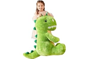 IKASA Peluche Dinosaure Géant Animal Jouets,Grand Dinosaure Mignon Animaux de Grande Taille,Cadeaux pour Les Enfants