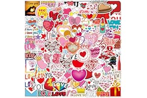 DIWSO 100 Pezzi Love Adesivi per Computer Portatile, Skateboard, Bottiglia d'acqua, Bicicletta, Moto, Auto, Computer, Album, Graffiti, Adolescente, Ragazzo, Ragazza, Impermeabile