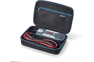 SUPREMERY Torba kompatybilna z Bosch C3 inteligentna i automatyczna ładowarka do akumulatorów 6 V-12 V, organizer z siatką na akcesoria