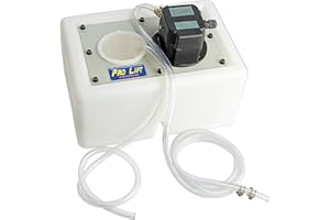 Pro-Lift-Werkzeuge Coolant Pump + 13 L Container for Machine Tools, 230 V Lubricant Pump, Cooling Pump, Lathe Pump