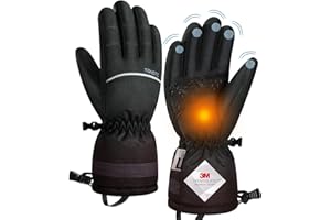 RUIXUE Winter Thermal Gloves -25℉ Coldproof Touchscreen Ski Gloves 3M Thinsulate Waterproof for Cycling Running Climbing Hiking Outdoor Sports