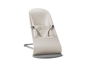 BabyBjörn Bouncer Bliss, Woven mélange, Light Beige