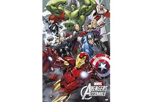 Close Up Marvel The Avengers Assemble/The Avengers Comic Mount Poster (61 cm x 91,5 cm)