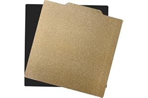 AJOYIB Placa de Construcción de Acero Flexible Con Superficie Adhesiva PEI & Parte inferior Magnética Compatible con Ender 3 V2, Ender 3 Pro Superficie de construcción de impresora 3D