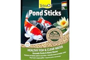 Tetra Pond Sticks – Alimentation Quotidienne idéale pour tous les Poissons de Bassin – Enrichi en Oligo-éléments, Vitamines essentiels, Caroténoïdes – Ne pollue pas l’eau - 7L