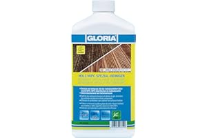 GLORIA Holz- & WPC-Reiniger – 1 L Konzentrat für zuverlässige Tiefenreinigung | Terrassenreiniger für WPC-Terrassendielen, Holz, Stein & Fugen | Ideal für MultiBrush & Sprühgeräte