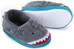 Dream Bridge Girls Boys Slippers Kids Plush Warm Slipper Anti Slip Soft Winter House Shoes for Indoor Outdoor Activities