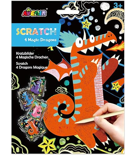 Lusofie Carte a Gratter Enfant 12 Feuilles Urban Scratch Paper Magic Scratch Art Paper and Pen Set Papier d'art à Gratter Noir pour Bricolage Artisanat Home Decor Art Project Games