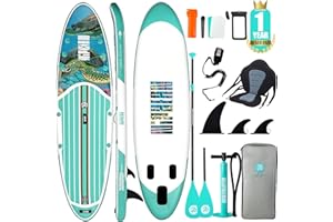 Niphean SUP Gonfiabile Adulti con Tutti gli Accessori, 320cm Tavola da SUP Gonfiabile con Sedia per Tutti i Livelli di Abilità, Paddle Board con Capacità di Carico di 200kg per 2 Persone