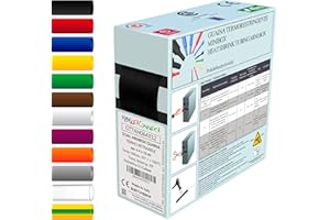 MarketConnect® Gaine Thermorétractable Ø 12,7 mm, L 4mt • NOIR • MINIBOX 2:1 SMALL