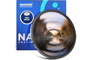 NEEWER 82mm Spirale Halo Kamera Objektiv Filter, Prisma K9 Optisches Glas Spezialeffekte Filter Fotografie Kamera Objektiv Zubehör mit Tunnelblick verzerrt kreisförmigen Halo Frame Effekt
