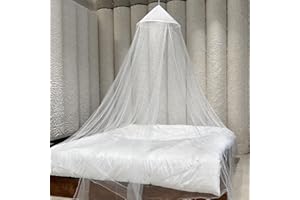 Zouway Moskitonetz Bett 12×2.5x0.6m für Doppelbett Einzelbett, Moskitonetz Reise als Moskitoschutz, Fliegennetz Moskitonetze Einfache Installation für Hause Indoor, Camping, Backpacking, Wandern