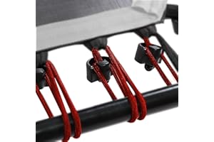 + SportPlus Juego de Cuerdas para Cama Elástica – 36x Cuerdas Repuesto Trampolín Fitness – Grado de Dureza Medio