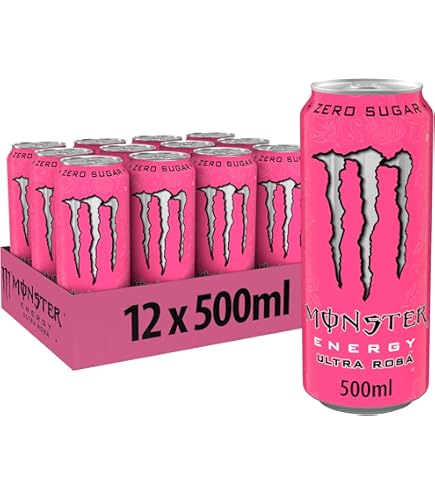 Monster Energy Peachy Keen 500mlx12 : Amazon.co.uk: Grocery