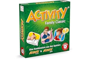 Piatnik 6050 Activity - Family Classic Der Spieleklassiker als Familien Version Junior und Originalkarten Ab 8 Jahren Für 3 bis 16 Spieler Pantomime, Zeichnen, Partyspiel
