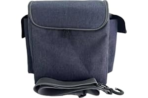 Yaowanguan Custodia per JBL Partybox Encore Borsa di tela Protettiva Partybox Encore Essential Altoparlante portatile Bluetooth Custodie e cover da viaggio Custodia con tracolla (Bluastro grigio)