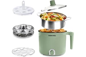Cookwell Multipurpose Cook Kettle With 1.5L Nonstick Inner Pot (600W)
