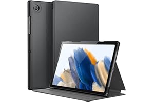 JETech Coque pour Samsung Galaxy Tab A8 10,5 Pouces 2021 (SM-X200/X205/X207), Fine Folio Protecteur Tablette Housse Étui, Multi-Angle Affichage, Veille/Réveil Automatique (Noir)