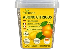 FERTIBONO Abono Citricos Especial para Limonero y Naranjos, (2KG), 20-5-11 con Hierro, Calcio, Azufre, Magnesio y Manganeso - Corrector de Carencias Múltiples