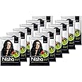 Nisha Natural Henna Powder For Hair Color, Natural Black Hair, Herbal Conditioning Hair Dye for Silky & Shiny Soft Hair Colour for Men & Women