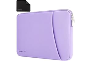RAINYEAR MAKE LIFE EASIER RAINYEAR - Custodia per laptop da 14 pollici, Lenovo Thinkpad IdeaPad, MacBook Air 15.3 2025 2024 2023 M4 M3 M2, HP Dell Acer Chromebook Mac Pro 15, viola