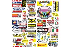 PANYI 3 Pictures Motorcycle Stickers,Racing Sticker,Vinyl Decal Sticker,Car Decal,Skateboard Stickers Pack,Suitable for Motorcycles,Cars,Racing Cars,Helmets,etc