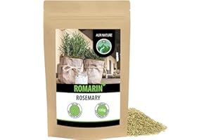 Alpi Nature Romarin 100g, Feuilles de Romarin Séchées et Frottées pour la Cuisine