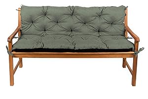 ‎GUTEKISSEN Bench Cushion Seat Cushion + Backrest for Hollywood Swing - Garden Cushion