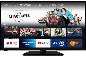 homeX UA43FT5505 Fire TV - 43-Zoll-Fernseher (4K UHD, HDR, Alexa-Sprachsteuerung, Triple-Tuner), Schwarz