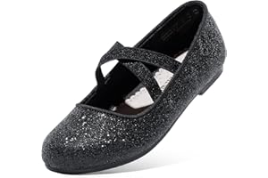 DREAM PAIRS Kids Ballerines Fille Princesse Jolies Chaussures Plates à Paillettes pour Filles Confortable ANGIE-2-NEW-E
