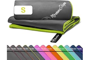 NirvanaShape microfiber towel 60 x 40 cm, lightweight compact travel towel - microfiber towel for travel, vacation, fitness - without corner pocket and pannier bag