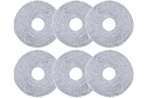 DianSung 6pcs Paño de fregona Accesorios para Xiaomi X20, para Dreame L10s Pro Ultra Heat, X40 ultra complete, L10s Pro Gen 2, X30 Ultra, L20 Ultra, L10s Ultra, L10s Plus, L10 Prime aspirador