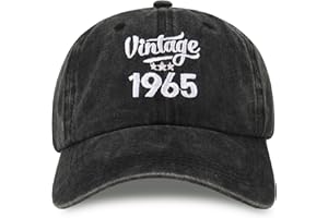 Merclix 30/40/50/60/70 Anni Compleanno Uomo Regalo Nonno/papà/Mamma e papà Cappello Baseball Uomo con Visiera Regalo Uomo 30/40/50/60/70 Anni