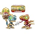 Silverlit YCOO 88117 Biopod GEO Duo by, 2 Robots Dinosaurs in a Surprise Egg for Building, Light and Sound Effects, 4 Different Biopods to Collect, 9 cm, from 5 Years
