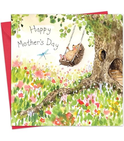 Little Cute Hedgehog In The Garden In The Green Grass Background