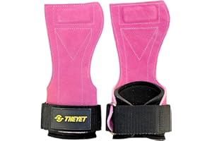 THEYET Calleras para Crossfit y Gimnasio - Guantes de Calistenia y Musculación Hombre y Mujer - Protección para Dominadas, Pesas y Barra - Muñequeras Gym Integradas - Lima de Callos Incluida
