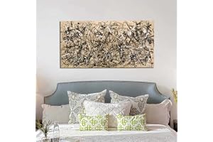 Jackson Pollock Canvas Tavlor Utskrifter Vardagsrum Heminredning Konstverk Modern väggkonst Oljemålning Posters Bilder 70x140