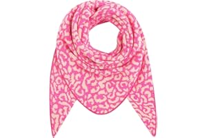 Ever Bloom Damen Leopard Schal, Leo Muster, Weiche Warmer Dreieck Schal, Halstuch für Winter Herbst Lang Kuschelig