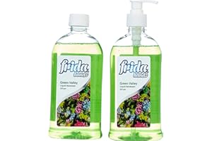 Frida Hands Green Valley Liquid Hand Soap with Pump, 520 gm with Green Valley Liquid Hand Soap Bottle, 520 gm