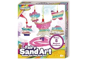 ONLINE STREET Creative Kids Children's Fairy Sand Art Set Design Your Own Sand Art Craft