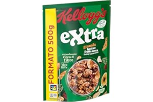 Kellogg's Cereali Extra | Gusto Frutta e Frutta Secca | Granola con Avena Croccante | Confezione Singola da 500g (1 x 500g)